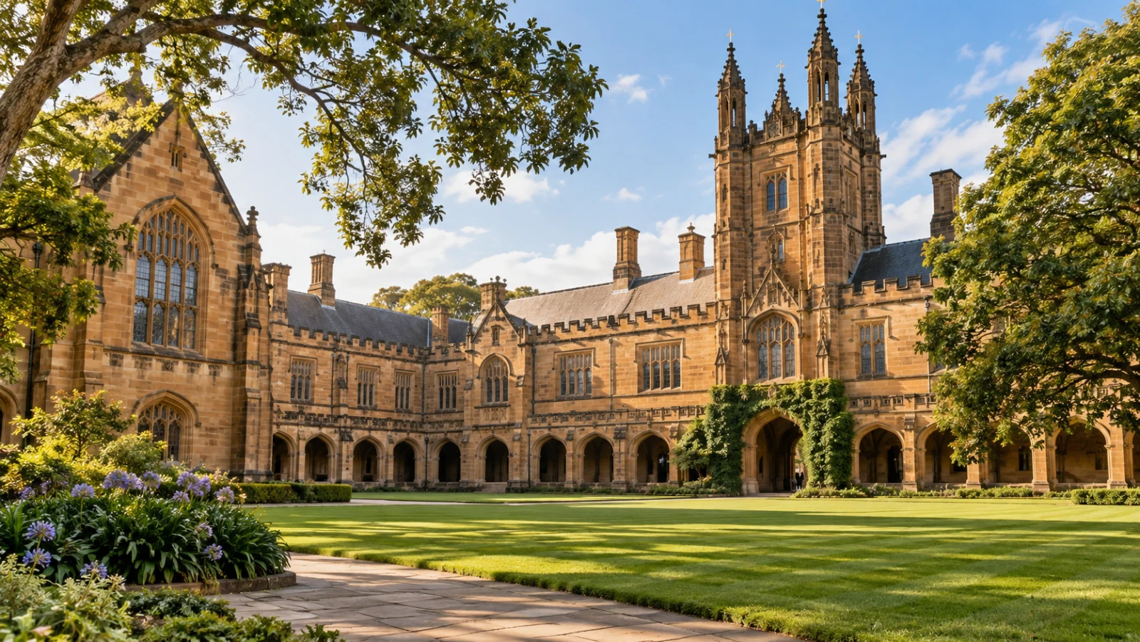 نمای دانشگاه University of Sydney