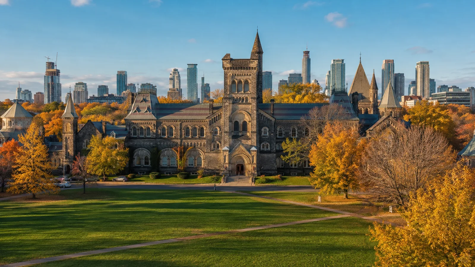 نمای دانشگاه University of Toronto